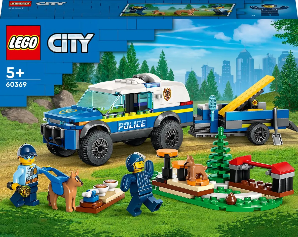 LEGO City mobiele training politiehonden