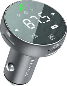 REVALL® Bluetooth FM Transmitter met touchscreen