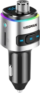 Wegman Bluetooth FM transmitter Zilver