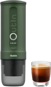 OutIn Nano koffiemachine voor in de auto